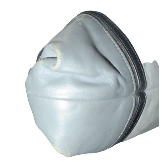 COACH 2012 Ashley Spectator Leather Carryall satchel Gray Colorblock 10 X 15 - Picture 9 of 13